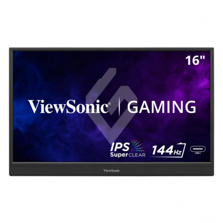 MONITOR VIEWSONIC VX1654 16"FHD IPS 144HZ MINI HDMI 2XUSB TYPE C SPEAKERS