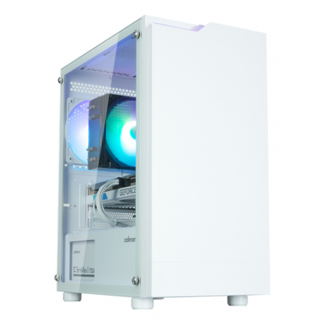 CAJA ZALMAN T4 PLUS MATX 1 X VENT 120MM ARGB 2XUSB 3.0 BLANCO S/N FUENTE
