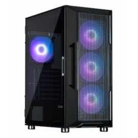 CAJA ZALMAN I3 NEO ARGB ATX 4XVENT 120MM 2XUSB 3.0 NEGRO S/N FUENTE