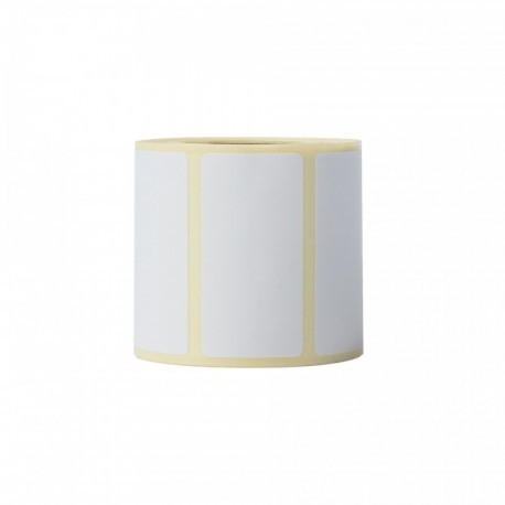BROTHER 12 ROLLOS DE ETIQUETAS TERMICAS BLANCAS -  CADA ROLLO CONTIENE 500 ETIQUETAS DE 51MM X 26 MM