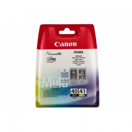 CANON PACK 2 CARTUCHOS NEGRO PG40 + COLOR CL41