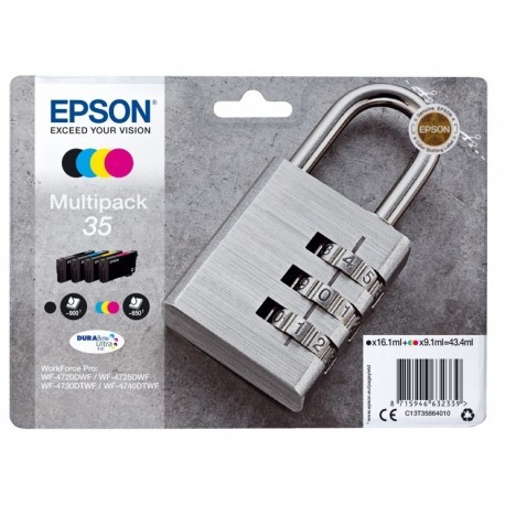 EPSON MULTIPACK 4-COLOURS 35 DURABRITE ULTRA INK