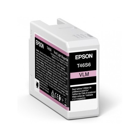 EPSON  SINGLEPACK VIVID LIGHT MAGENTA T46S6 ULTRACHROME PRO 10 INK 25ML SC-P700