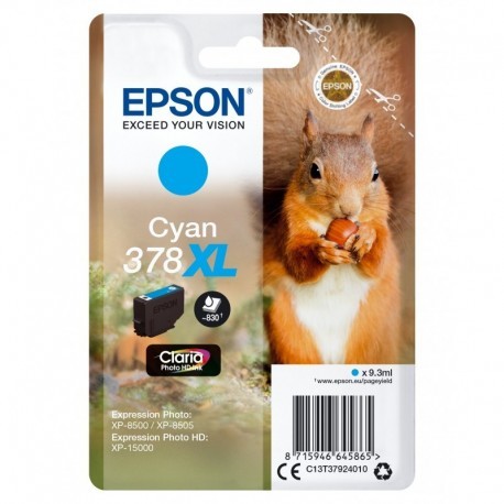 EPSON SINGLEPACK CYAN 378XL CLARIA PHOTO HD INK