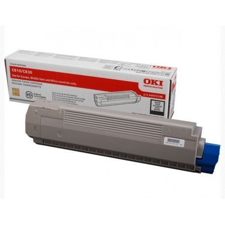 OKI C810/C830/ TONER NEGRO 8K