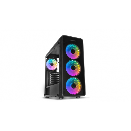 CAJA NOX HUMMER TGM RAINBOW ATX 1XUSB3.0 2XUSB2.0 NEGRO RGB