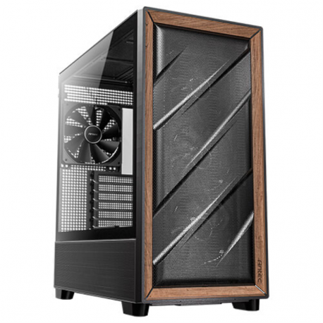 CAJA GAMING ANTEC FLUX E-ATX 2XUSB3.0 ,1XTYPE C 10GBPS S/F WOOD