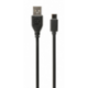 CABLE USB GEMBIRD 2.0 A TIPO C MACHO MACHO CARGA RAPIDA 1,8M