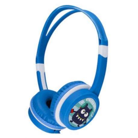 AURICULARES GEMBIRD MHP-JR-B INFANTIL AZUL ALAMBRICO JACK 3.5MM