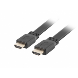 CABLE HDMI LANBERG MACHO/MACHO V2.0 4K PLANO 5M NEGRO