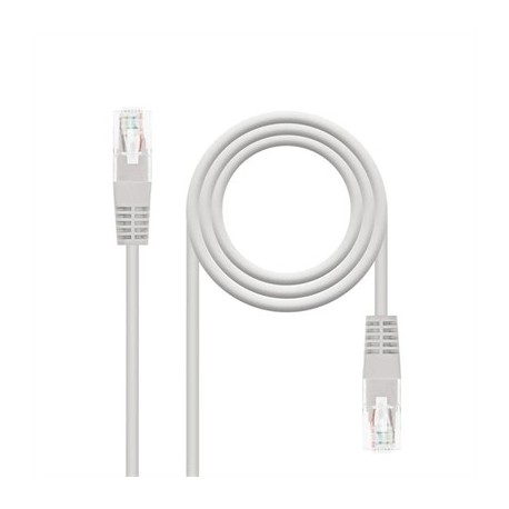 NANOCABLE LATIGUILLO CATEGORIA 6 UTP 30 M GRIS