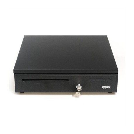 IGGUAL CAJON PORTAMONEDAS IRON-50 42CM 5+8 NEGRO