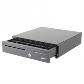 IGGUAL CAJON PORTAMONEDAS IRON-20 42CM 4+8 NEGRO