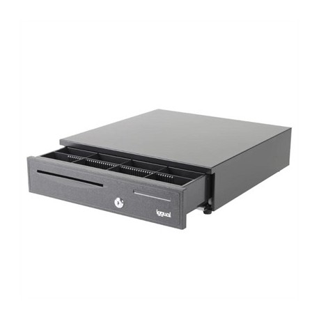 IGGUAL CAJON PORTAMONEDAS IRON-20 42CM 4+8 NEGRO