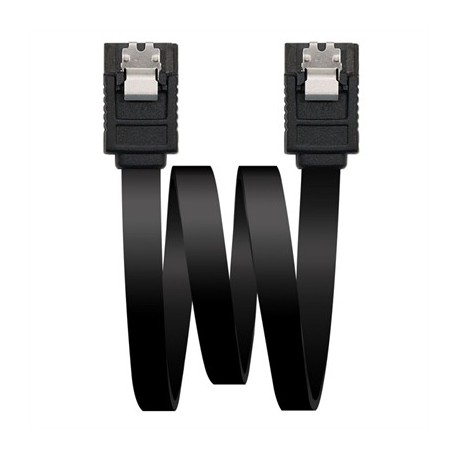 NANOCABLE CABLE SATA III DATOS 6G ANCLAJES 0.5 M