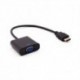 NILOX ADAPTADOR HDMI A VGA DE - M/H
