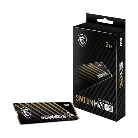 MSI SSD M470 PRO 2TB PCIE 4.0 NVME 6000 MB-S