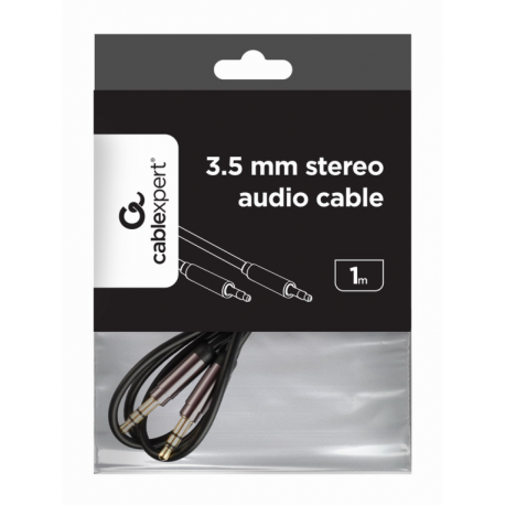 CABLE AUDIO GEMBIRD ESTEREO DE 3,5 MM, 1 M