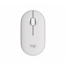 RATON LOGITECH PEBBLE MOUSE M350S  BLANCO BLUETOOTH PILAS