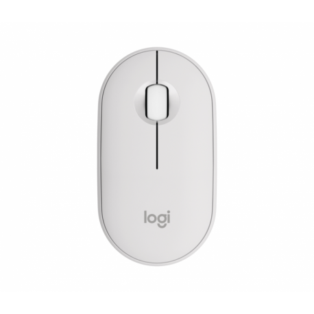 RATON LOGITECH PEBBLE MOUSE M350S  BLANCO BLUETOOTH PILAS