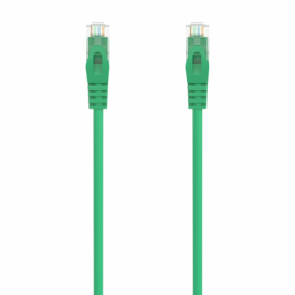 CABLE RED AISENS LATIGUILLO RJ45 LSZH CAT.6A UTP AWG24 0.5M VERDE