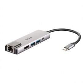 D-LINK DUB-M520 HUB USB-C HDMI/2USB 3.0/USB-C/ETHE