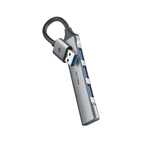 NGS HUB 4 PUERTOS USB: 1 X USB 3.2, 3 X USB 2.0