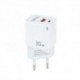 TOOQ CARGADOR PARED GAN USB-C/USB-A 30W