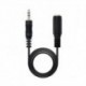 NANOCABLE CABLE AUDIO, JACK 3.5/M-H, NEGRO, 3 M