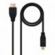 NANOCABLE CABLE MICRO HDMI 1.4  A/M-D/M 0.8 M