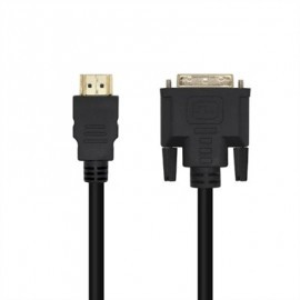 AISENS CABLE DVI 18+1/M A HDMI A/M NEGRO 1.8M