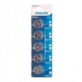 PHILIPS PILA BOTON LITIO CR2032 3V BLISTER*5
