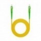 NANOCABLE CABLE FIBRA SC/APC LSZH AMARILLO 1M