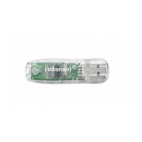 INTENSO 3502480 LAPIZ USB 2.0 RAINBOW 32GB TRANSP
