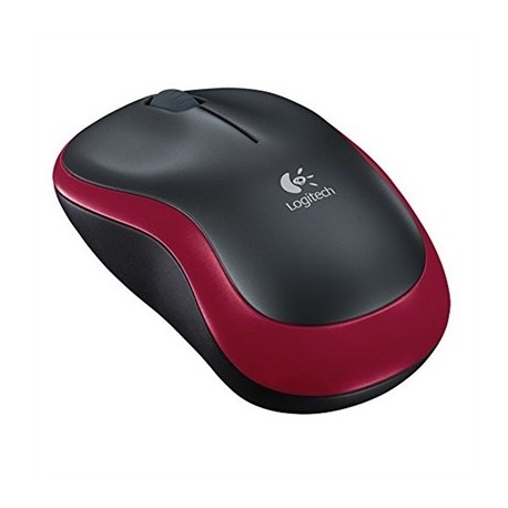 RATON LOGITECH M185 ROJO RF INALAMBRICO PILAS
