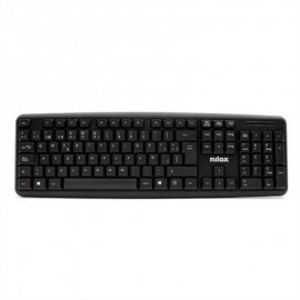 NILOX TECLADO COMPACTO NXKBE000002 USB NEGRO