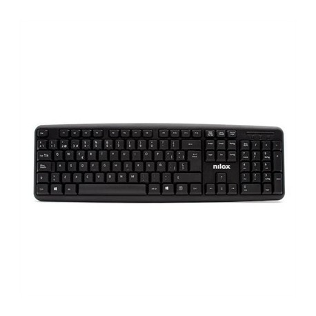 NILOX TECLADO COMPACTO NXKBE000002 USB NEGRO