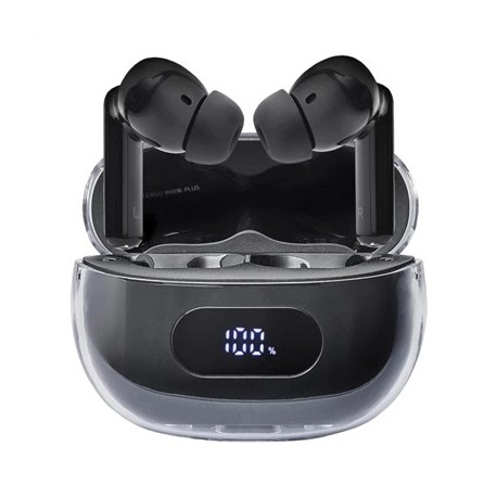 INTENSO | BUDS PLUS AURICULARES TWS ANC+ENC| NEGRO