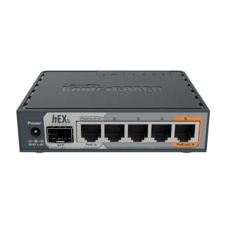 MIKROTIK RB760IGS HEX S ROUTER 5XGB 1XSFP L4