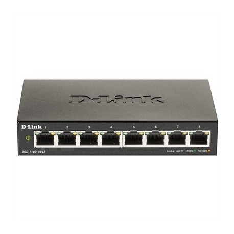 D-LINK DGS-1100-08V2/E SMART SWITCH 8XGBE L2