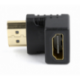 ADAPTADOR GEMBIRD HDMI HEMBRA A HDMI MACHO 90. ANGULO ABAJO