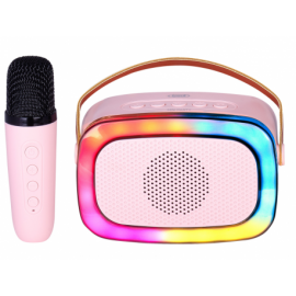 ALTAVOZ KARAOKE TREVI XR 8A01 MINIPARTY SPKR+AW PINK