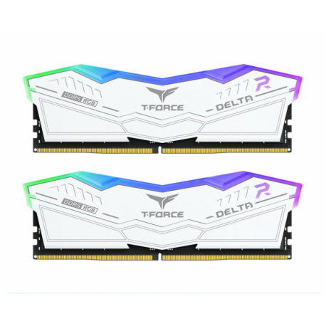 DDR5 TEAMGROUP T-FORCE DELTA RGB 16GB X2 6400 BLANCO