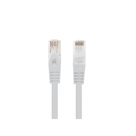 CABLE RED LANBERG LATIGUILLO CAT.6 UTP LSZH CU 0.5M GRIS FLUKE  PASSED