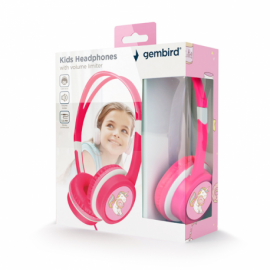 AURICULARES GEMBIRD MHP-JR-PK INFANTIL ROSA ALAMBRICO JACK 3.5MM