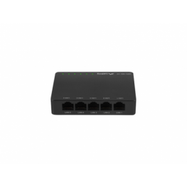 SWITCH LANBERG 5 PUERTOS GIGABIT RJ45 ETHERNET