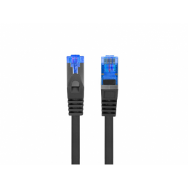 CABLE RED LANBERG LATIGUILLO CAT.6A S/FTP LSZH CCA 5M NEGRO FLUKE  PASSED