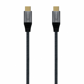 CABLE AISENS USB 3.2 GEN2X2 ALU 20GBPS 8K30HZ 5A 100W USB-C 1.0M