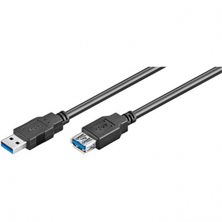 CABLE ALARGADOR USB 3.2 EWENT USB-A MACHO USB-A HEMBRA 1M NEGRO