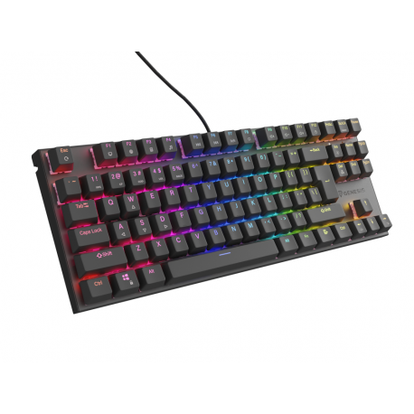 TECLADO GAMING GENESIS THOR 303 USB RETROILUMINADO MECANICO NEGRO